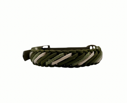 Halsband Classic Twist in Grüntönen